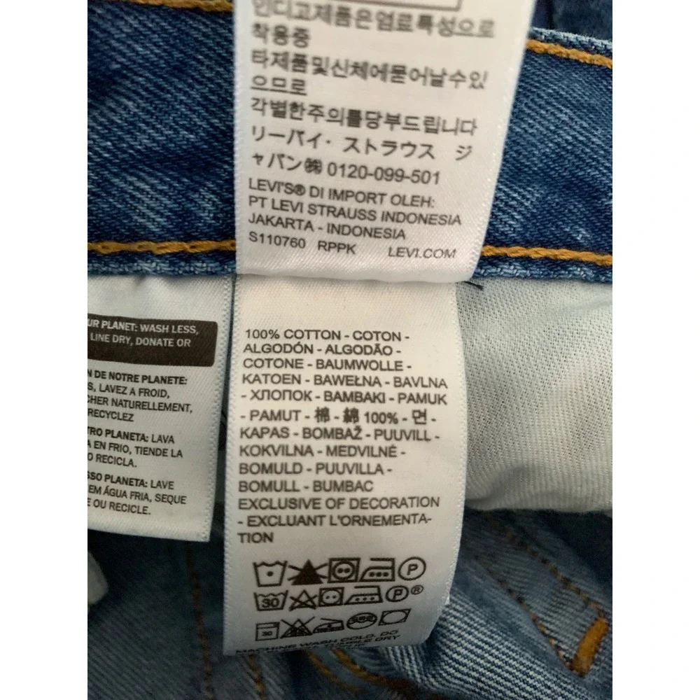 Levis 514 Jeans Mens 30x30 Blue Straight Leg Medium Wash 100% Cotton Denim Pants
